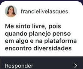 Comentário de professora do Clube